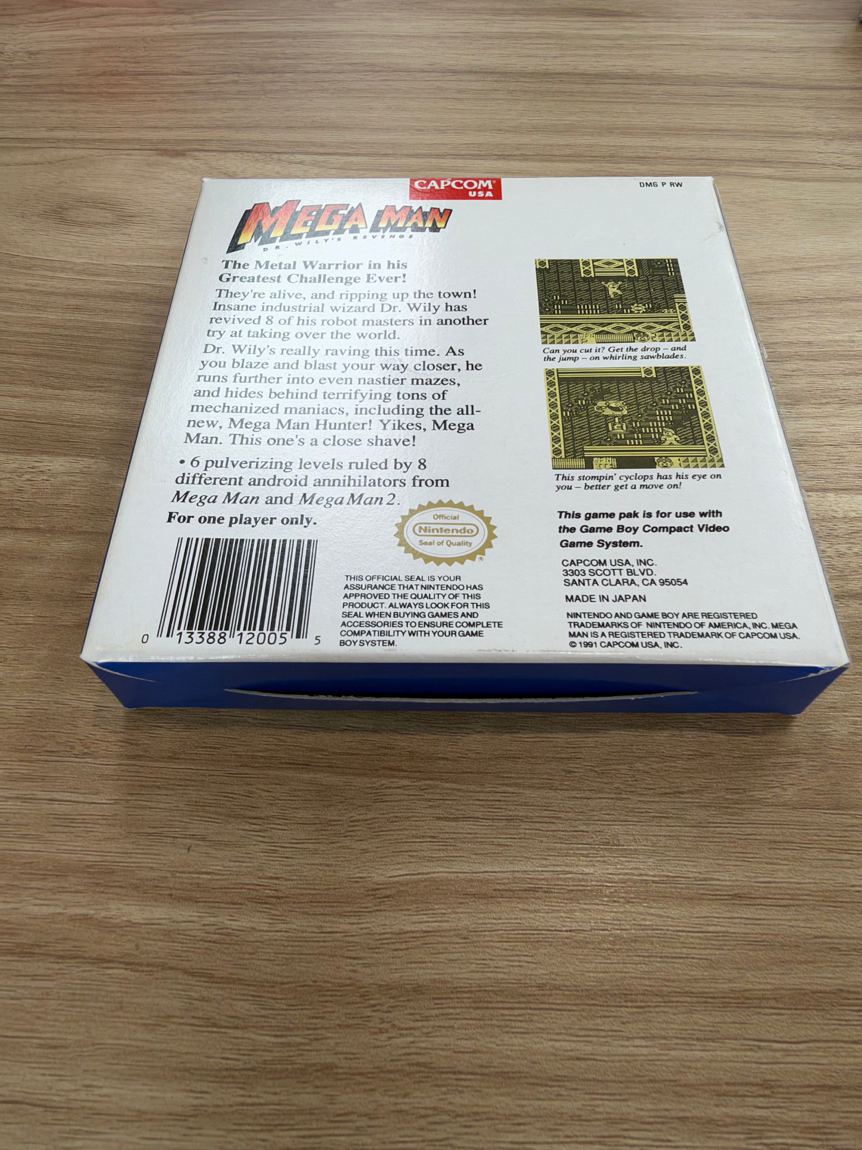 Mega Man Dr Wily's Revenge - Nintendo Game Boy