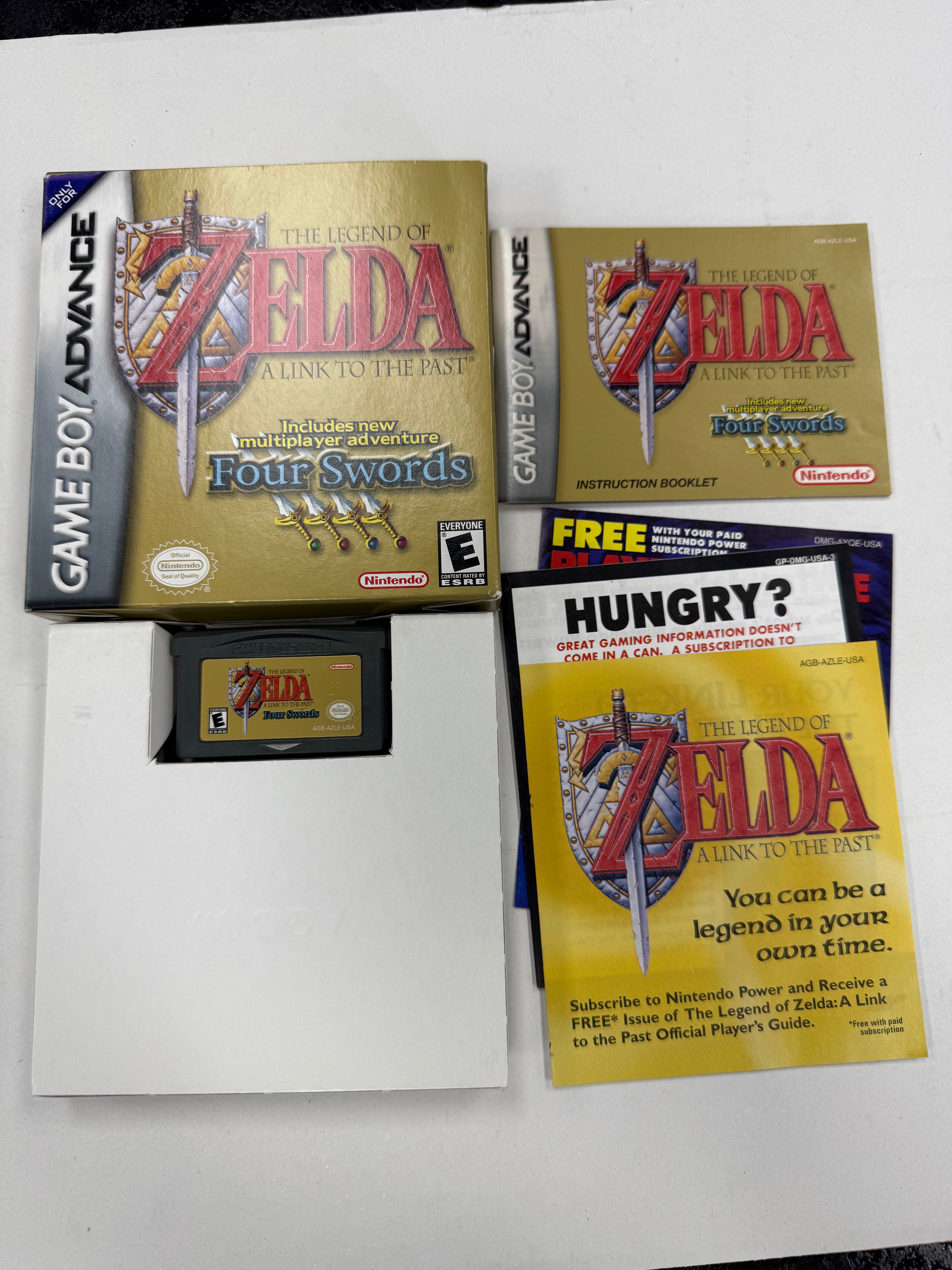 The Legend of Zelda Link to the Past + Four Swords - Nintendo Game Boy Advance