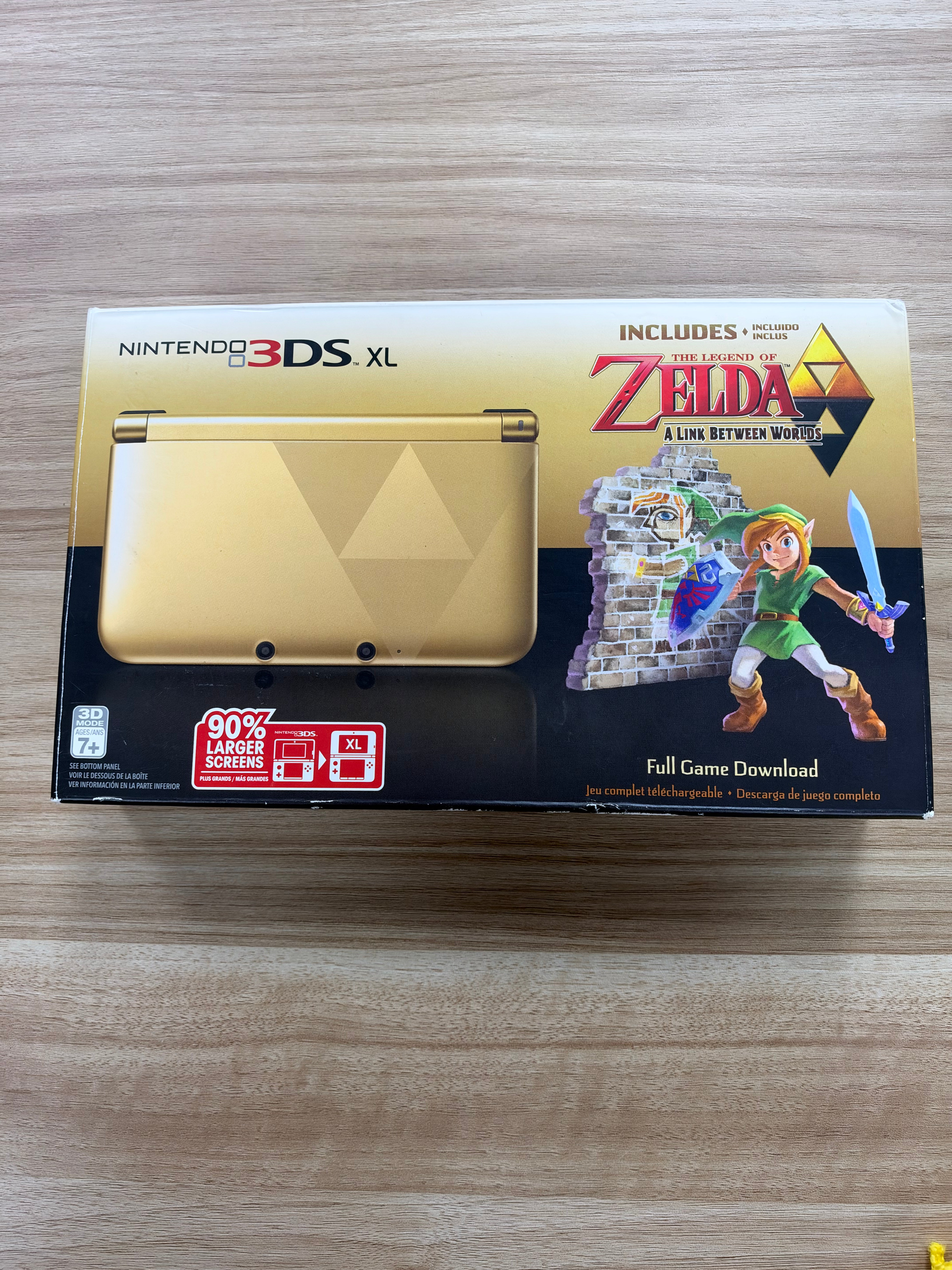 Nintendo 3DS XL Zelda A Link Between Worlds Limited Edition [Complete in Box]