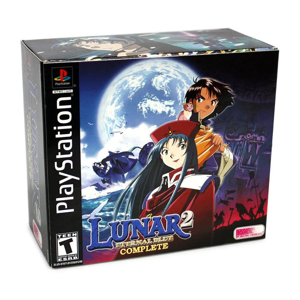 Lunar 2 Eternal Blue Sur PlayStation 1 (NTSC-J) – RPG US, édition 1999, Bel état