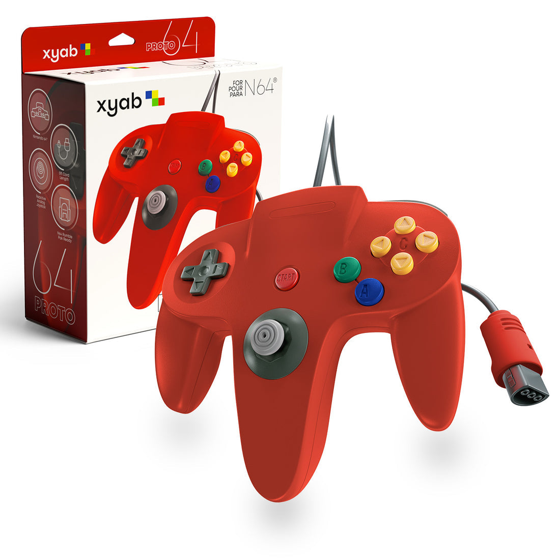 PROTO64 N64 Wired Controllers