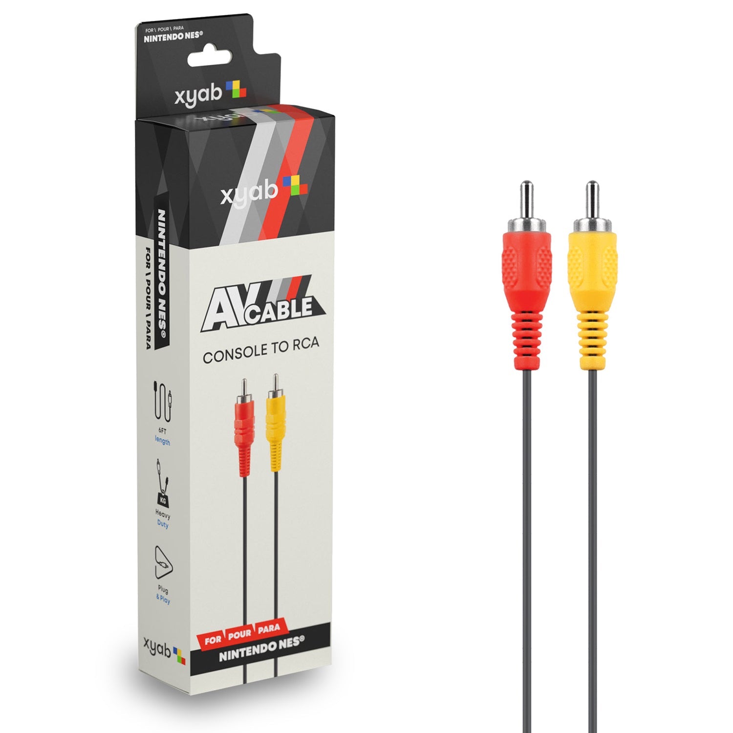 Nintendo NES 1.8M RCA AV Component Cable