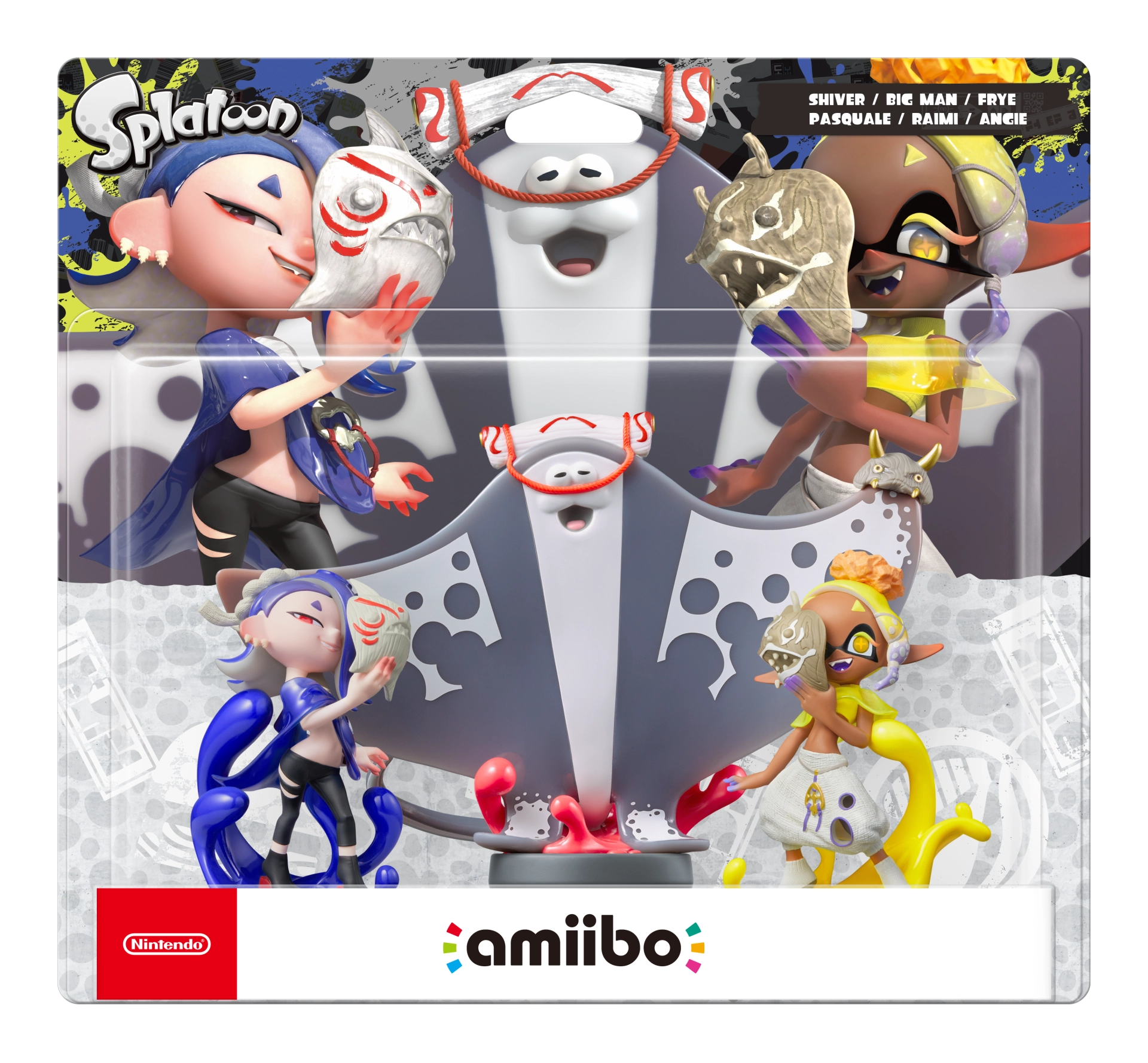 Splatoon 3 Triple Pack: Shiver, Big Man and Frye - Nintendo Amiibo