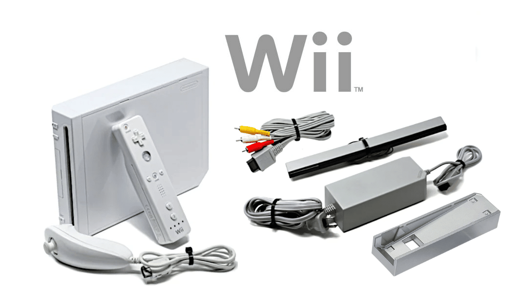 Nintendo Wii White Console Bundle (RVL-001)