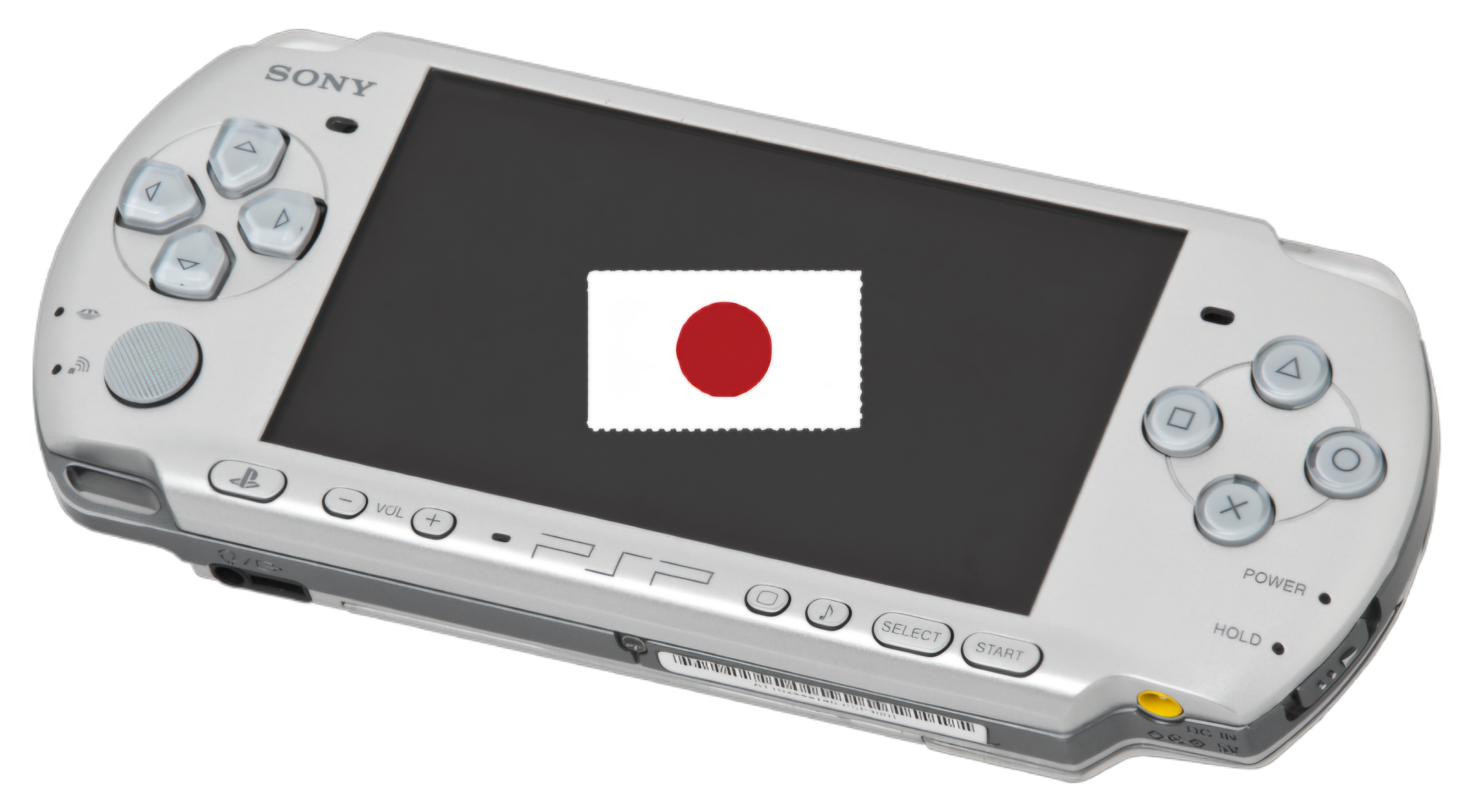PlayStation Portable Silver Model 3000 Handheld Console (Japanese)