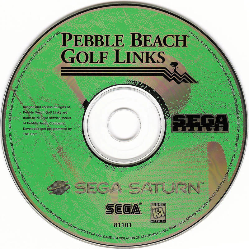 Pebble Beach Golf Links - Sega Saturn
