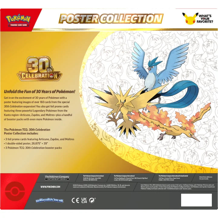 Pokemon - 30th Celebration - Poster Collection