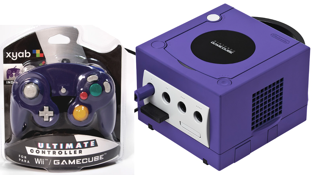 Nintendo GameCube Indigo Purple Console Bundle