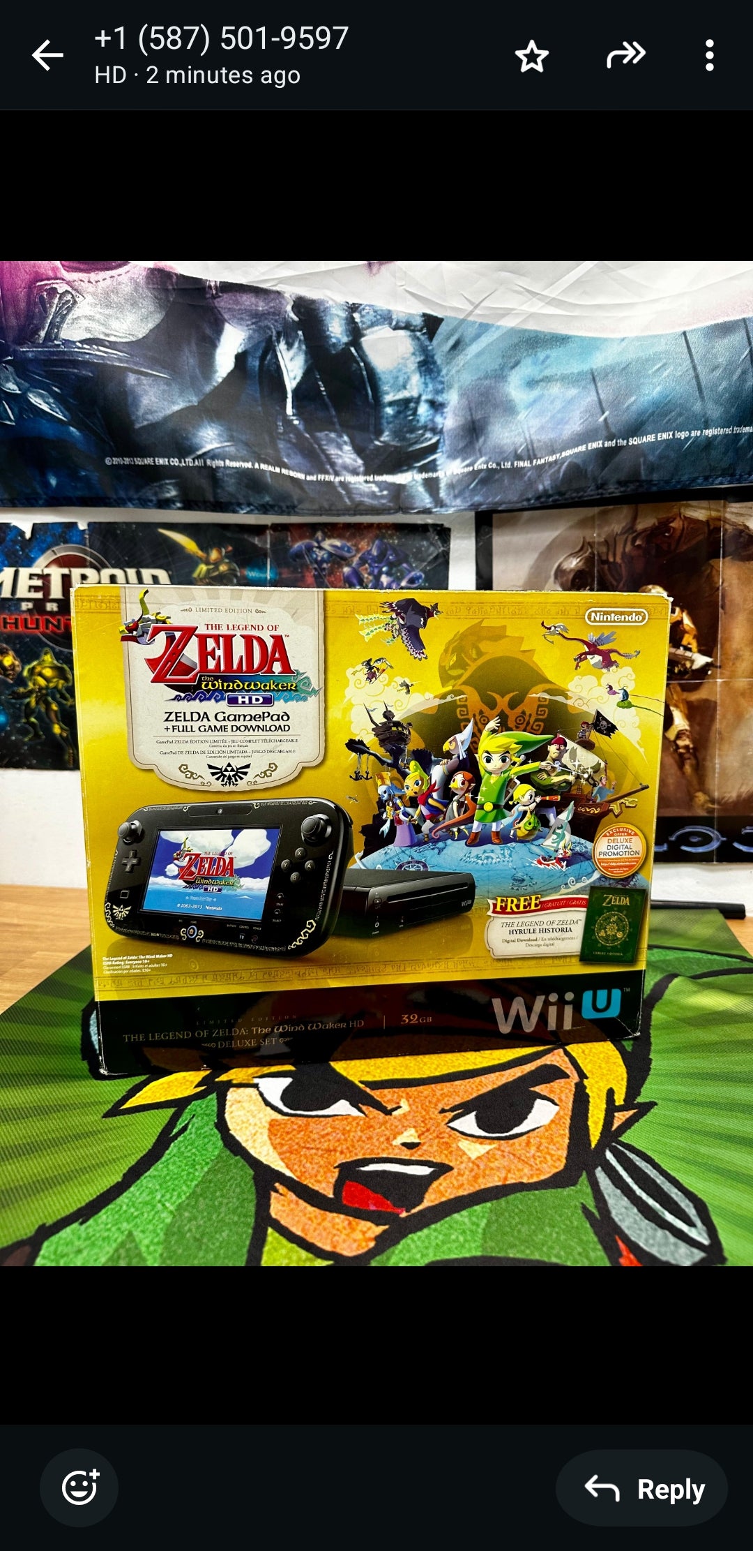 Wii U Console Deluxe: Zelda Wind Waker Edition