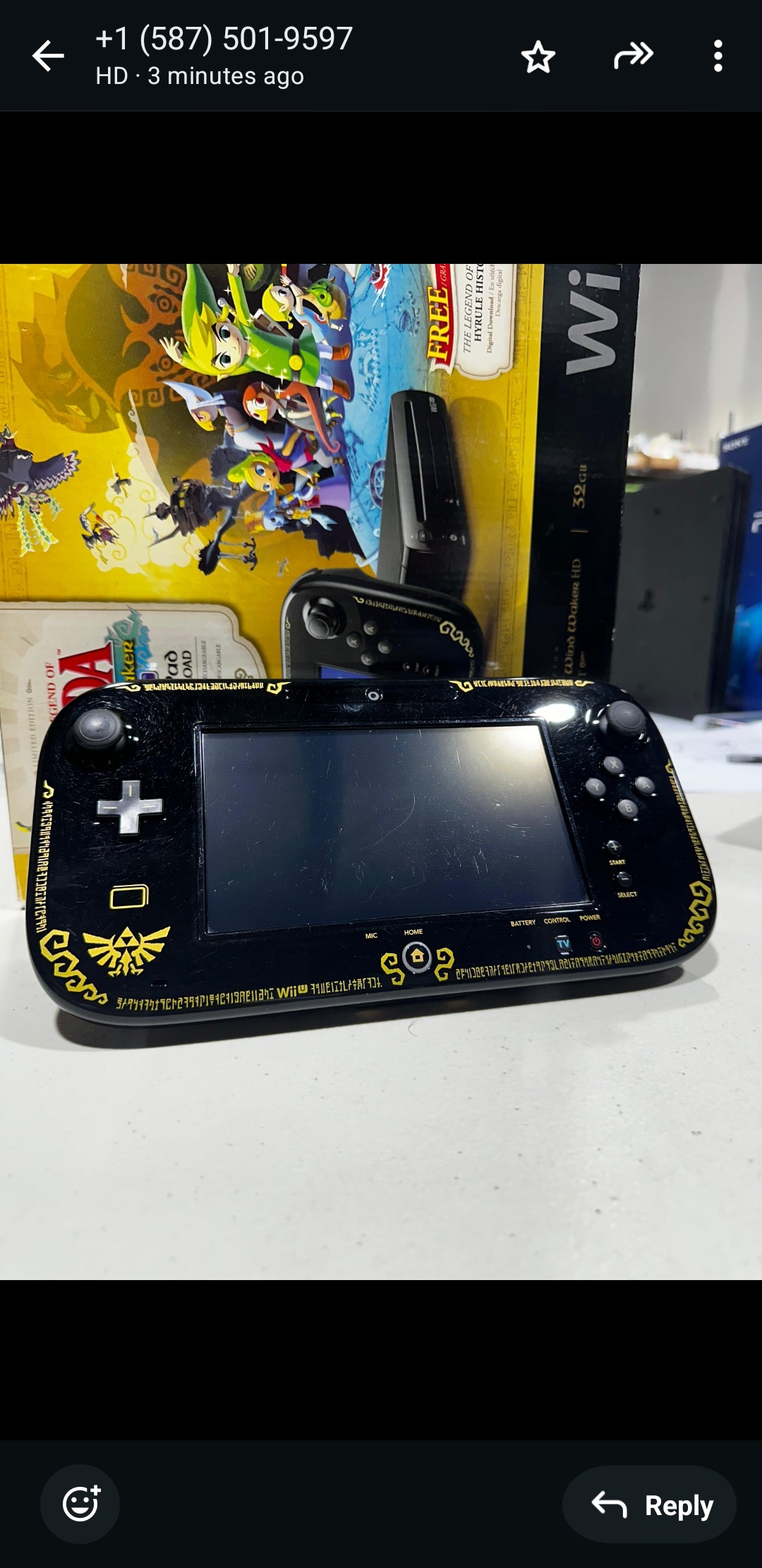 Wii U Console Deluxe: Zelda Wind Waker Edition