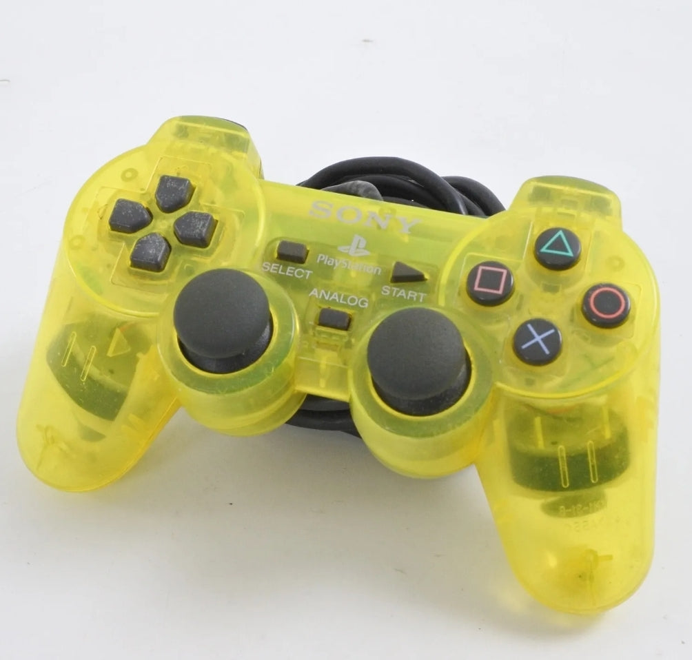 Sony PlayStation 2 PS2 DualShock 2 Lemon Yellow Controller