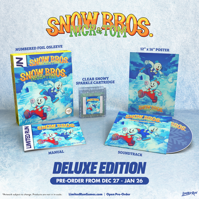 Snow Bros. Nick & Tom Deluxe Edition [Limited Run] Game Boy