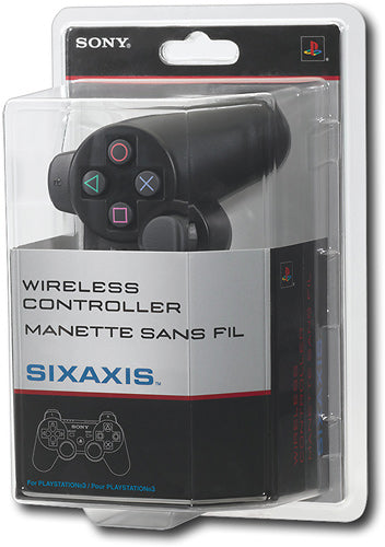 [BRAND NEW] Original SIX AXIS Sony PlayStation 3 PS3 Black Wireless Controller