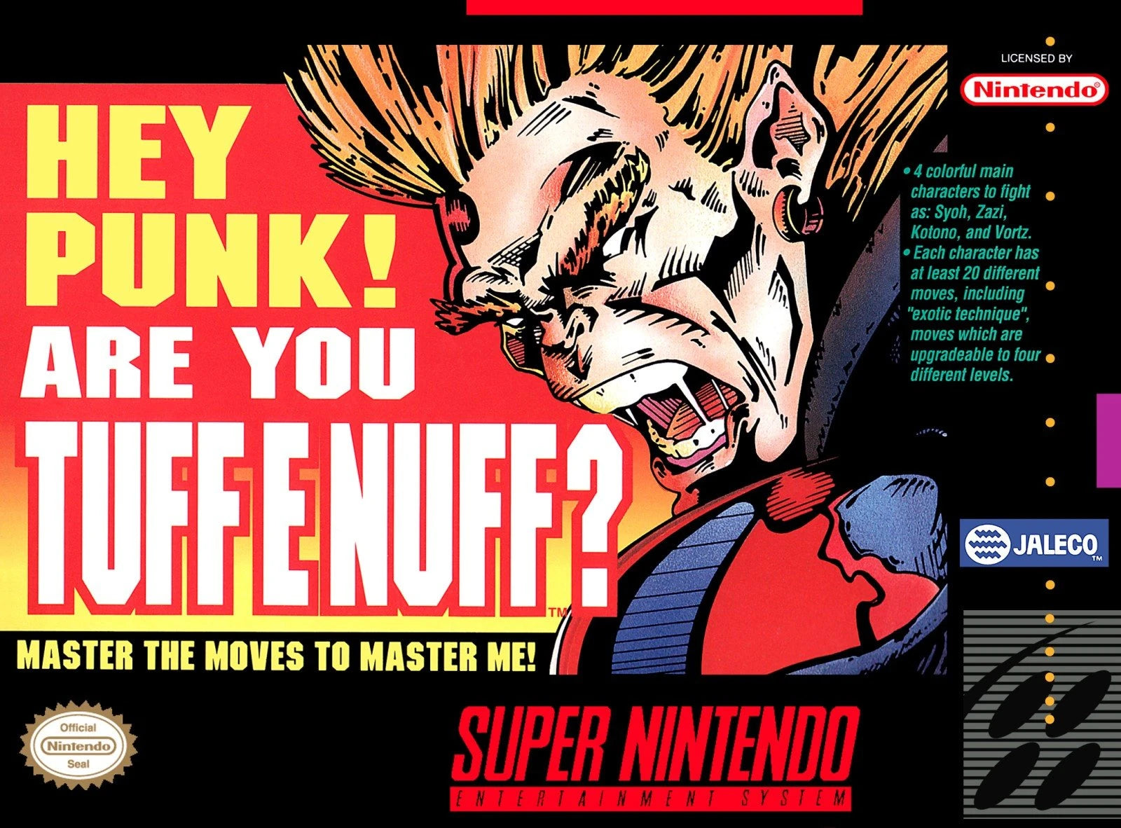 Hey Punk Are You Tuff E Nuff - Nintendo SNES