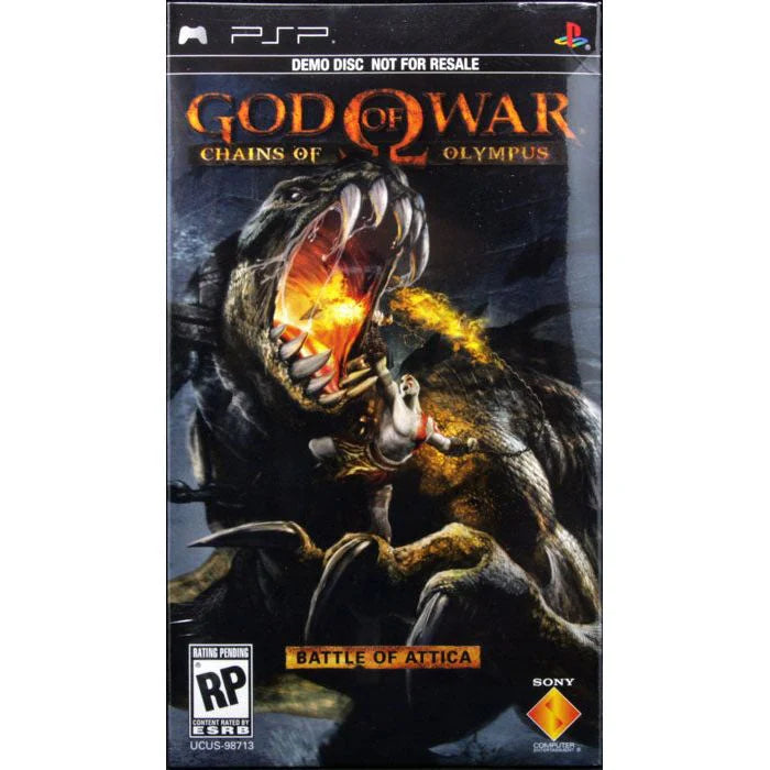 God of War Chains of Olympus Battle of Attica (Demo Disc) - Sony PSP