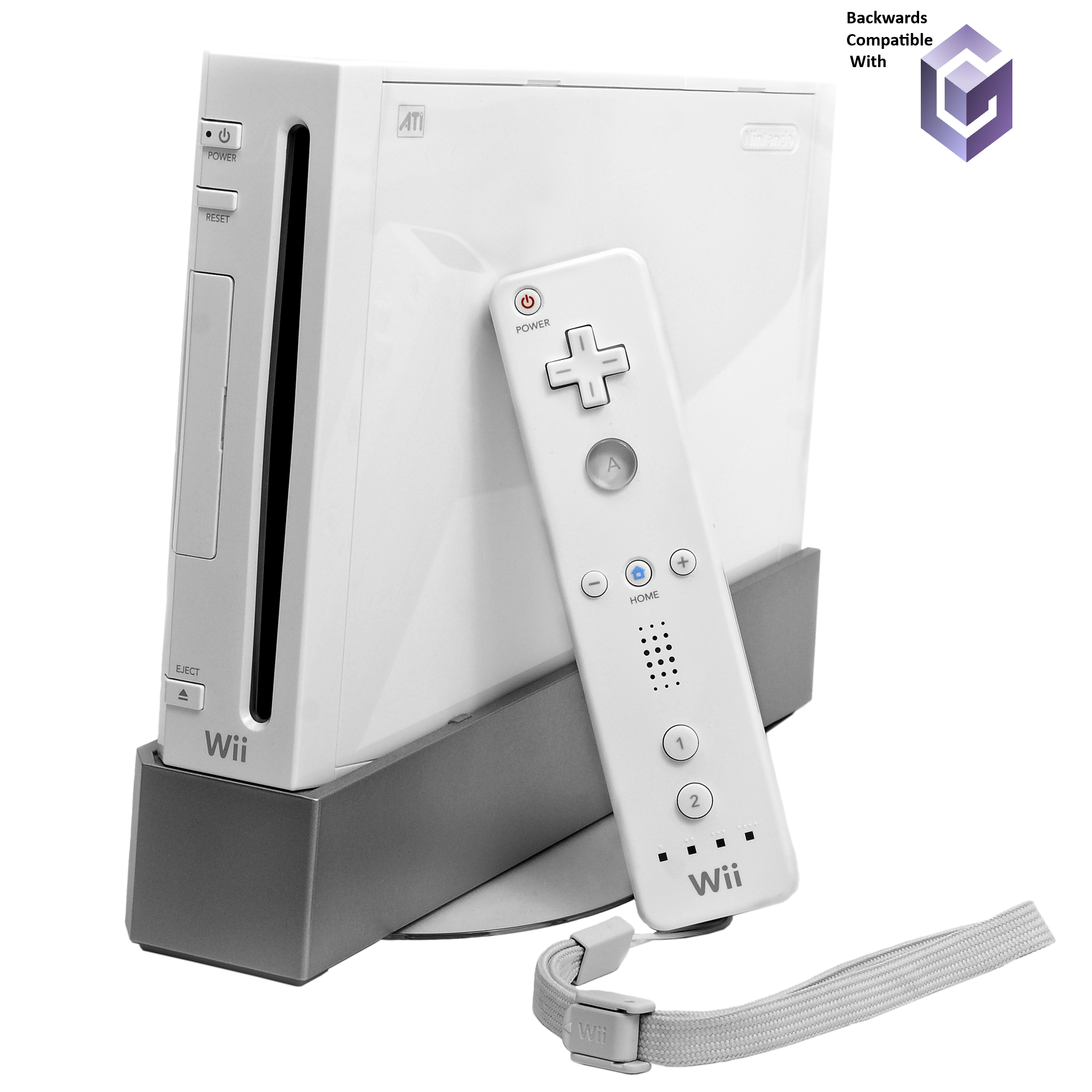 Nintendo Wii White Console Bundle (RVL-001)