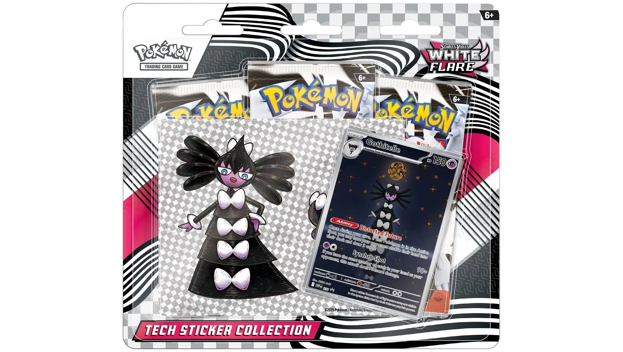 Pokemon - White Flare Tech Sticker Collection
