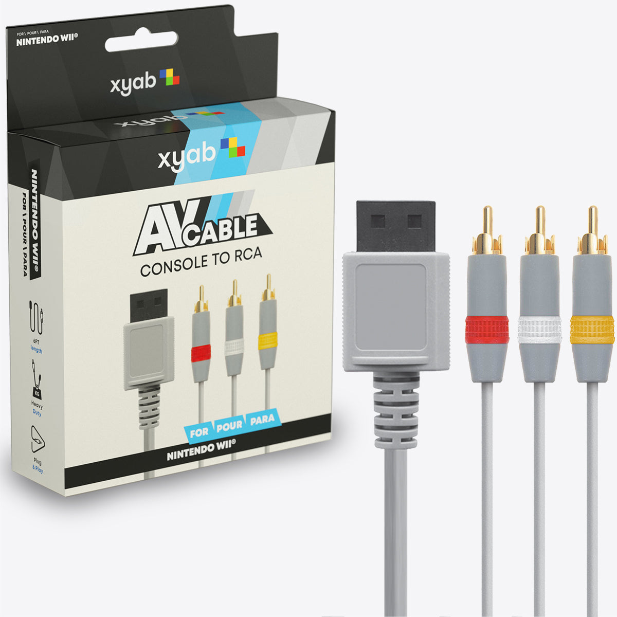 Nintendo Wii AV Composite Cable
