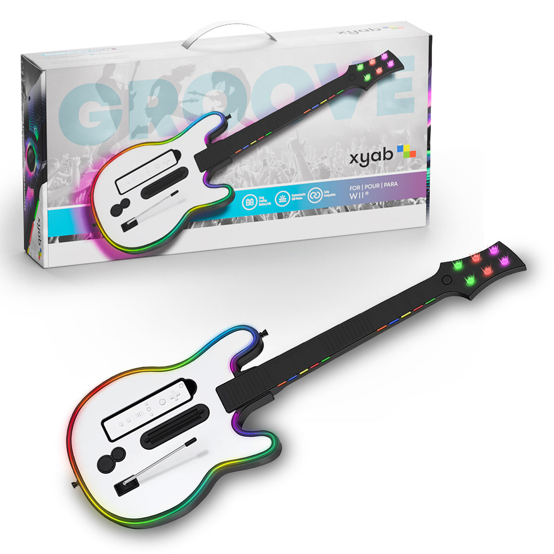 GROOVE Wireless Guitar Controller For Wii