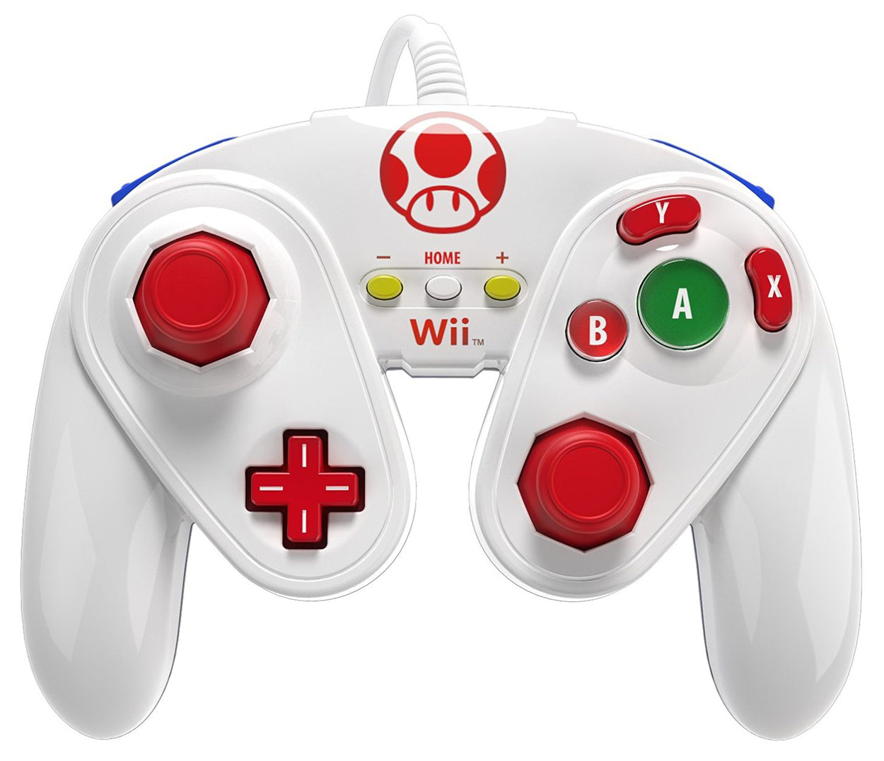 PDP Officially Licensed Toad Wired Fight Pad for Nintendo Wii & Wii U
