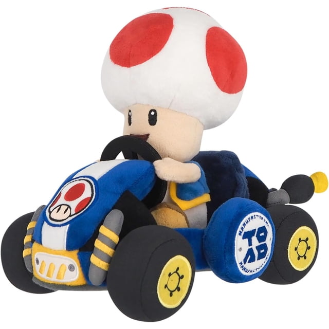 Super Mario Kart World Toad 8.5" Plush Toy