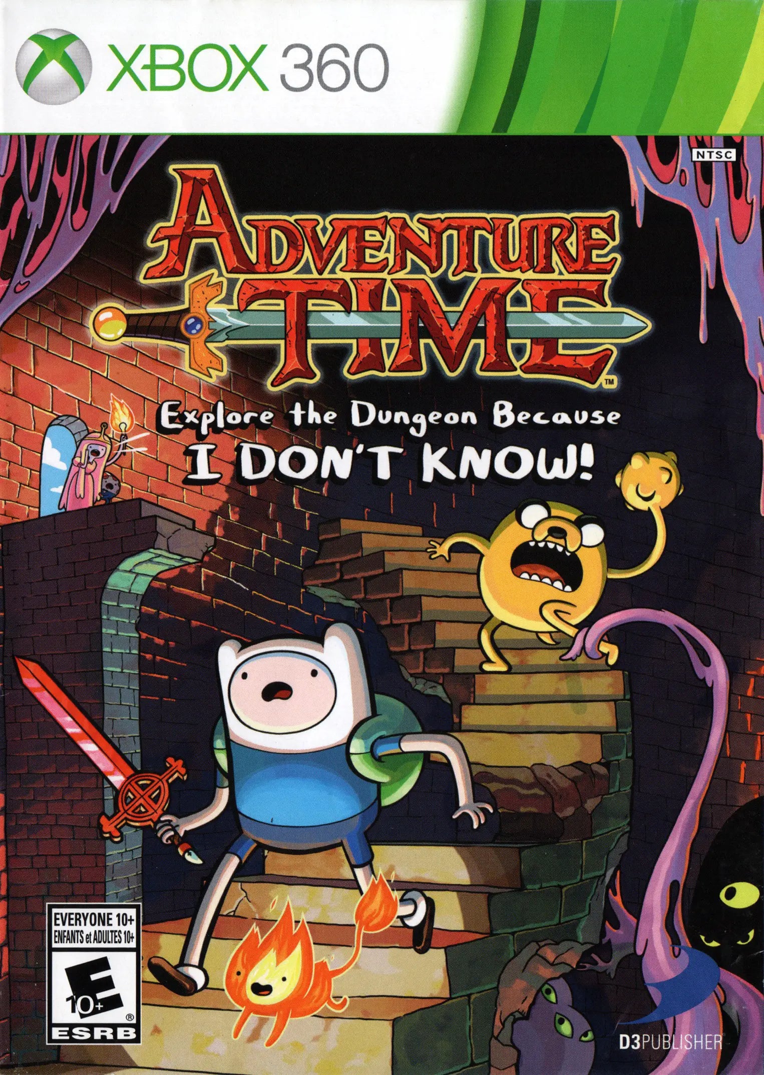 Adventure Time Explore the Dungeon Because I Don't Know - Microsoft Xbox 360