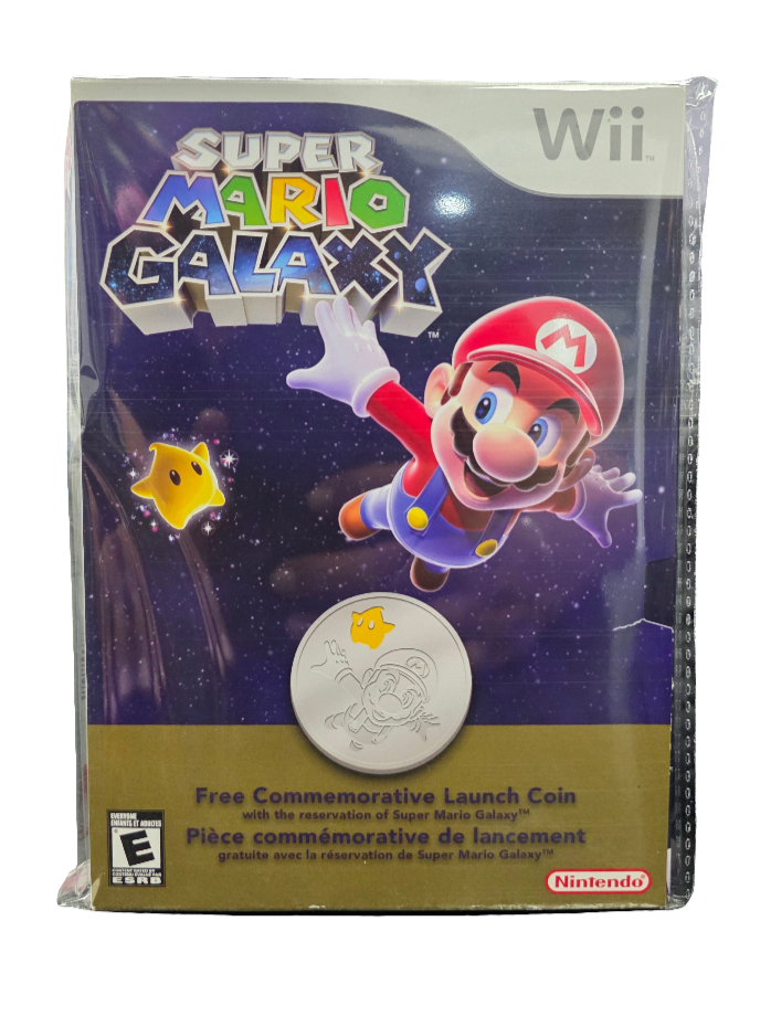 Super Mario Galaxy Commemorative Promo Launch Coin - Nintendo Wii