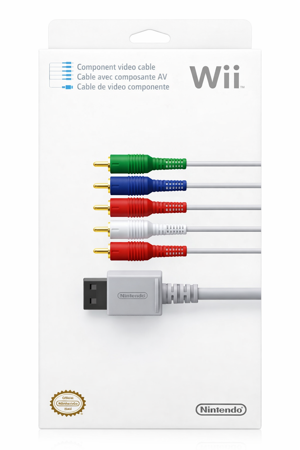 Nintendo Wii HD AV Component Cable
