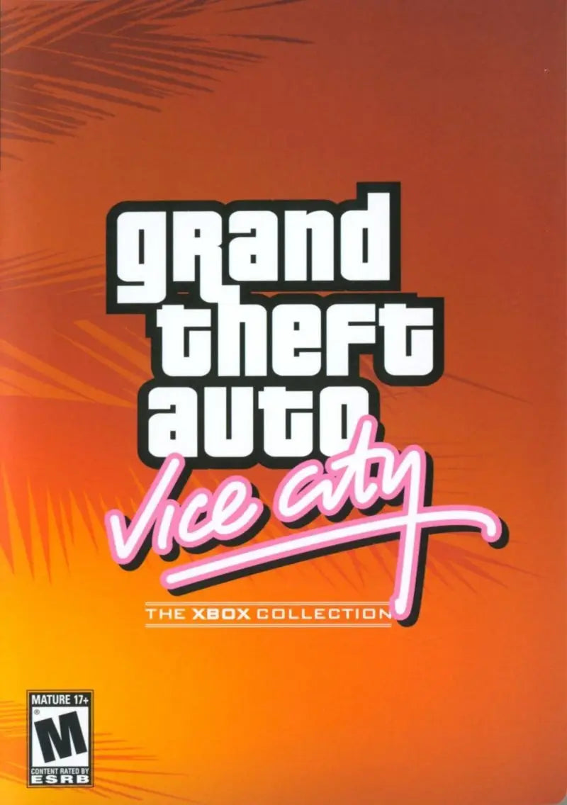 Grand Theft Auto GTA Vice City - Microsoft Xbox