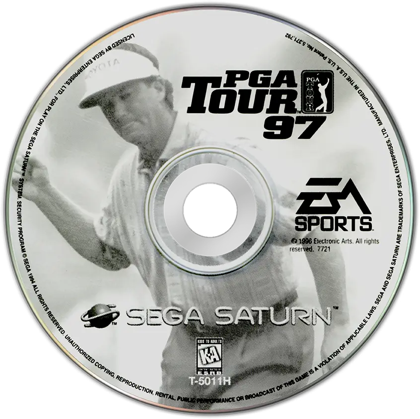 PGA Tour 97 - Sega Saturn