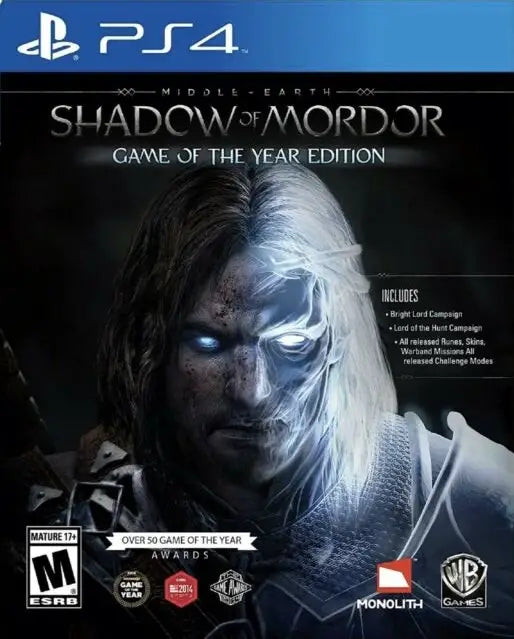 Middle Earth Shadow of Mordor: Game of The Year - Sony PlayStation 4 (PS4)