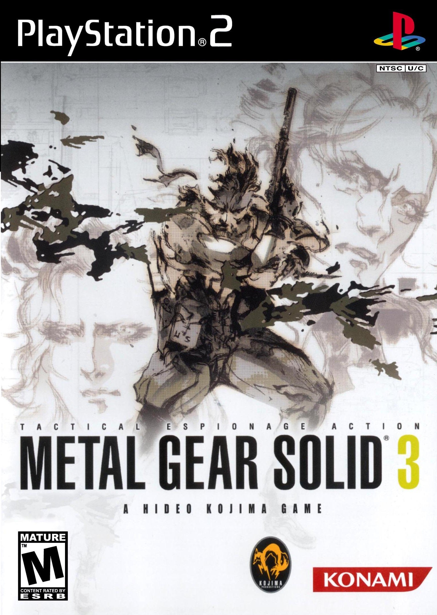 Metal Gear Solid 3 Tactical Espionage- Sony PlayStation 2 (PS2)