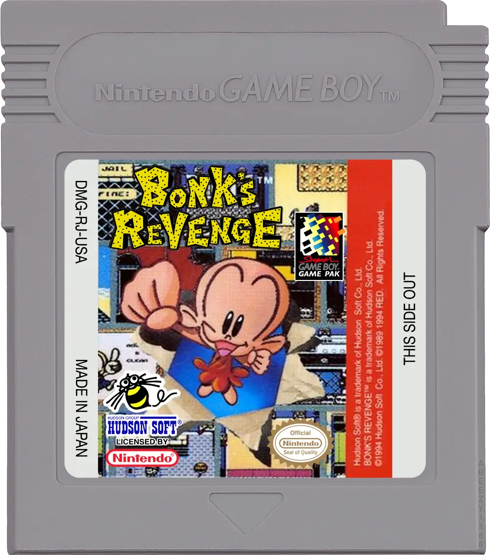 Bonk's Revenge - Nintendo Game Boy
