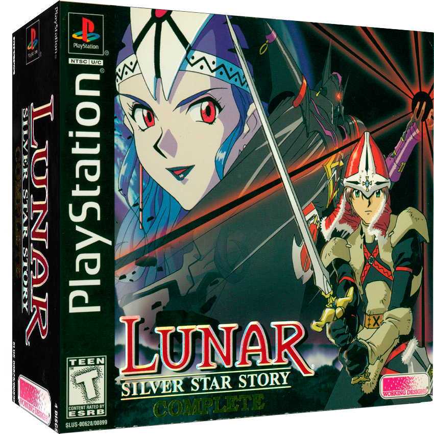 Lunar Silver Star Story Complete [4 Discs] - Sony PlayStation 1 (PS1) (Copy)