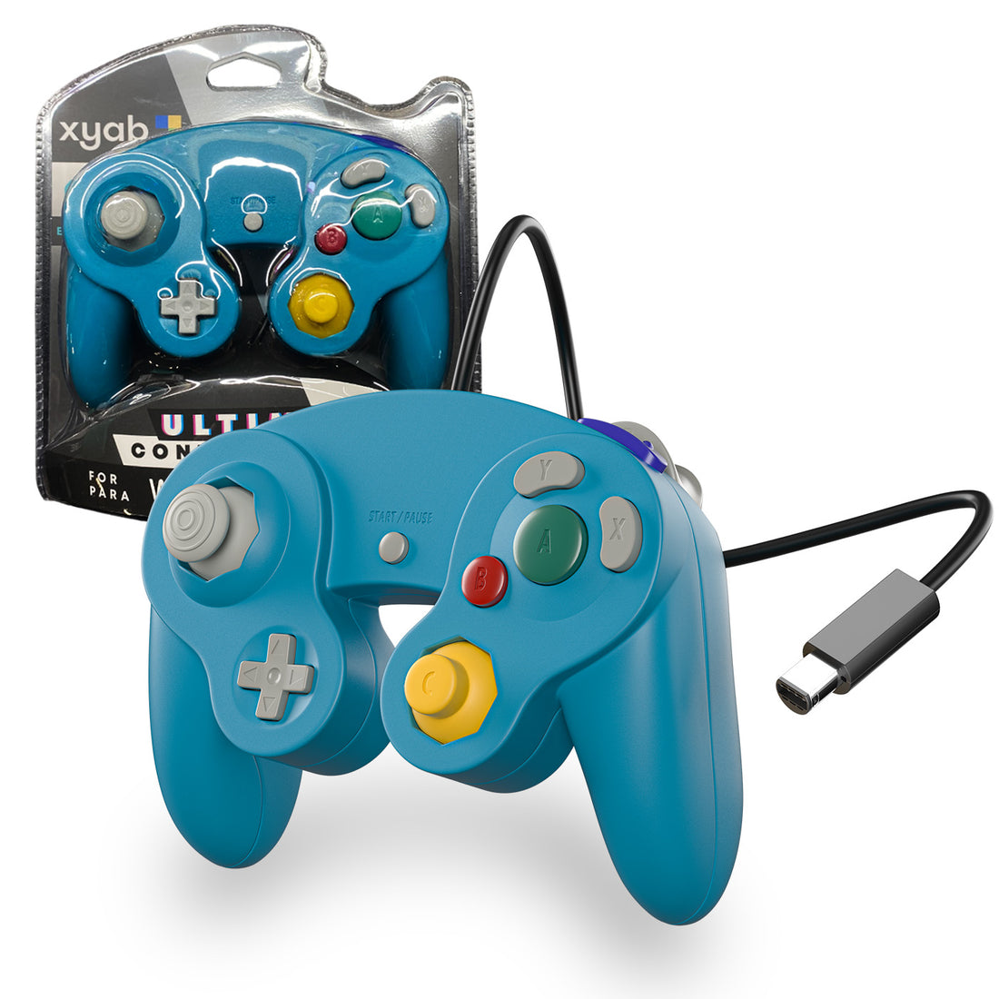 Ultimate Gamecube Emerald Wired Controller
