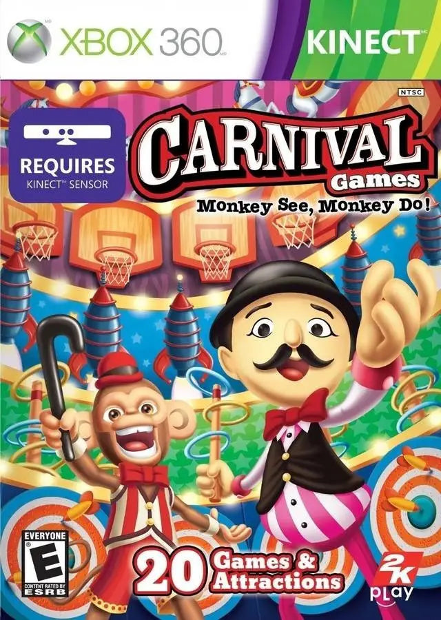 Carnival Games Monkey See, Monkey Do - Microsoft Xbox 360 Kinect