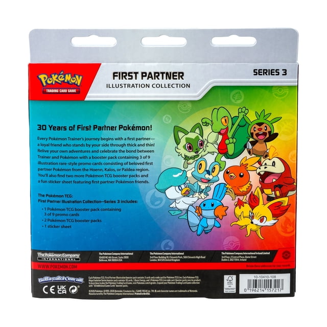 Pokémon - First Partner Illustration Collection - Series 3