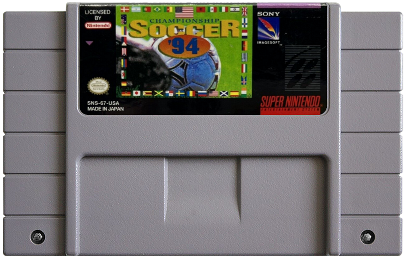 Championship Soccer 94 - Nintendo SNES