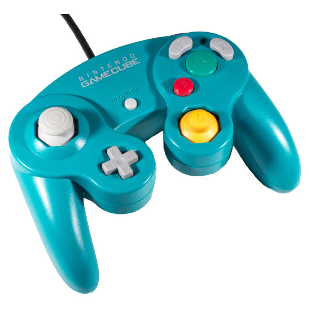Nintendo GameCube Emerald Blue Controller (DOL-003)
