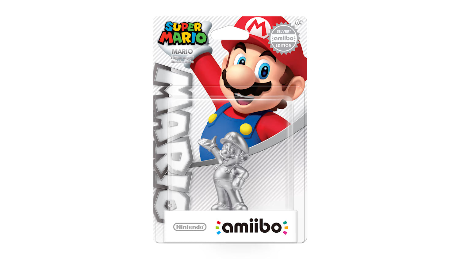 Mario - Silver - Nintendo Amiibo