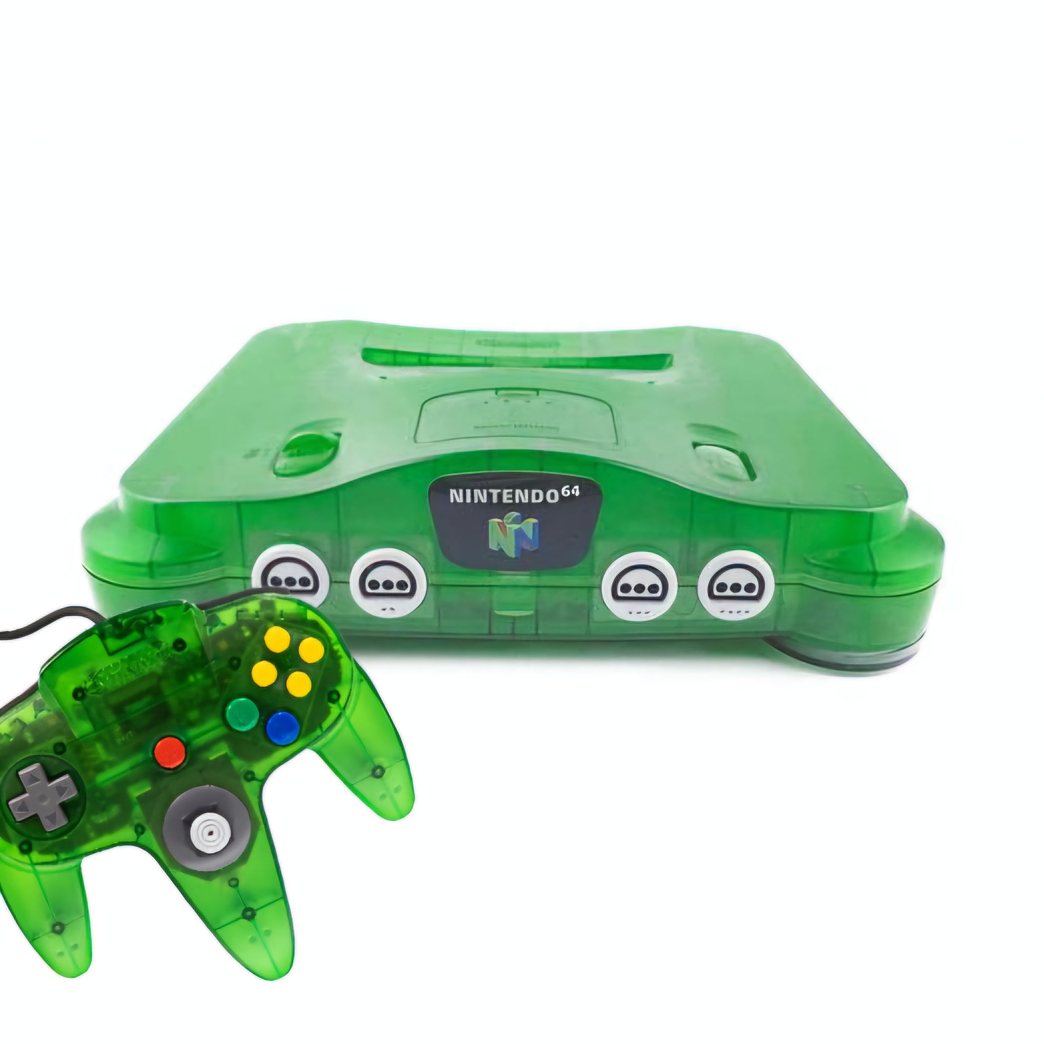 Nintendo N64 Funtastic Jungle Green Console Bundle (NUS-001)