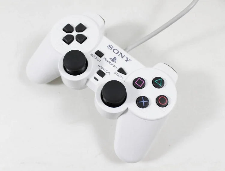 Sony PlayStation 2 PS2 DualShock 2 White Controller (SCPH-10010)