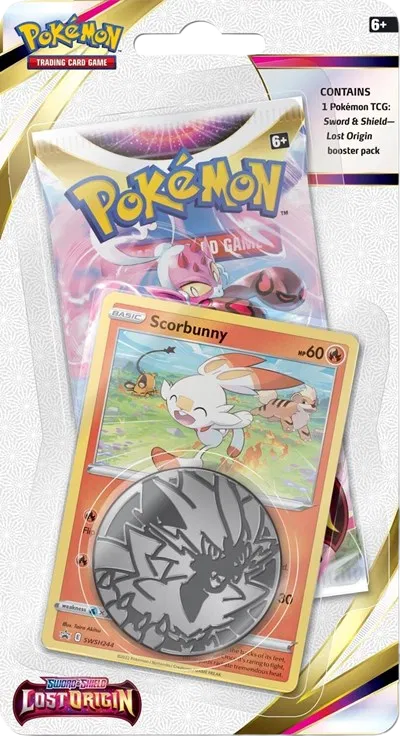 Pokemon- Lost Origin Single Pack Blister [Scorbunny]