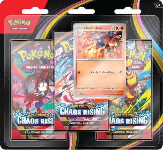 Pokemon - Chaos Rising 3 Pack Blister - Charmeleon