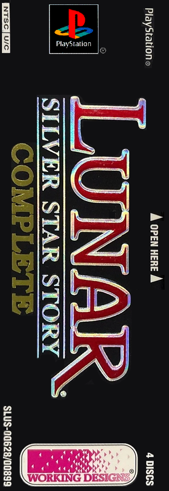 Lunar Silver Star Story Complete [4 Discs] - Sony PlayStation 1 (PS1) (Copy)