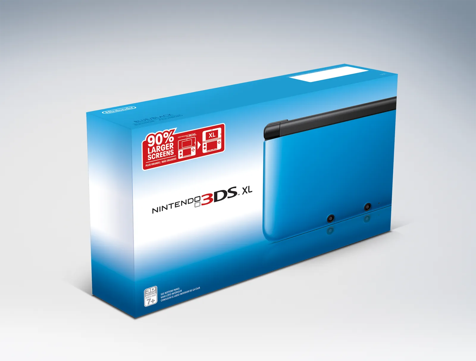 Nintendo 3DS XL Blue and Black Handheld Console