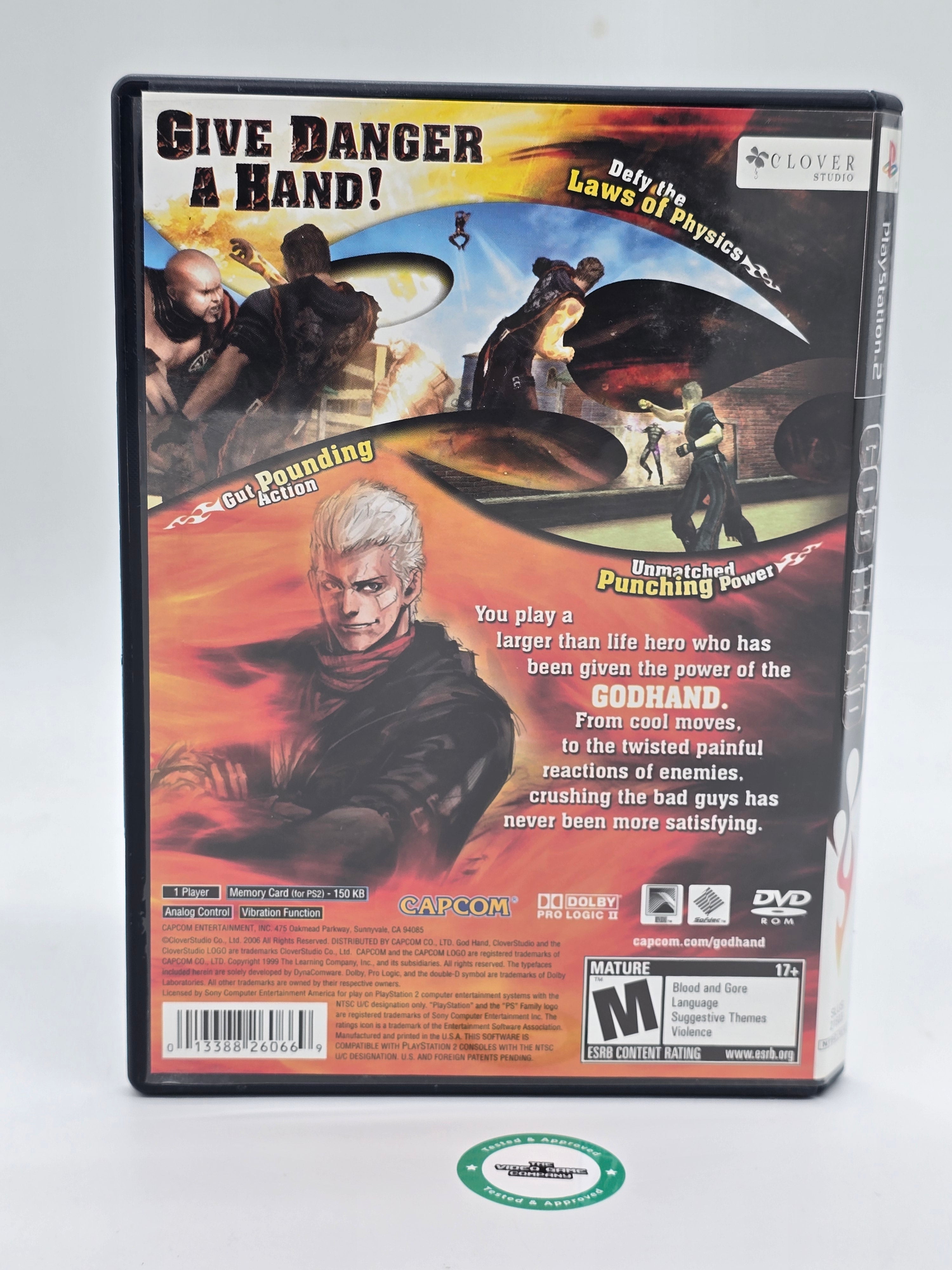 God Hand - Sony PlayStation 2 (PS2)