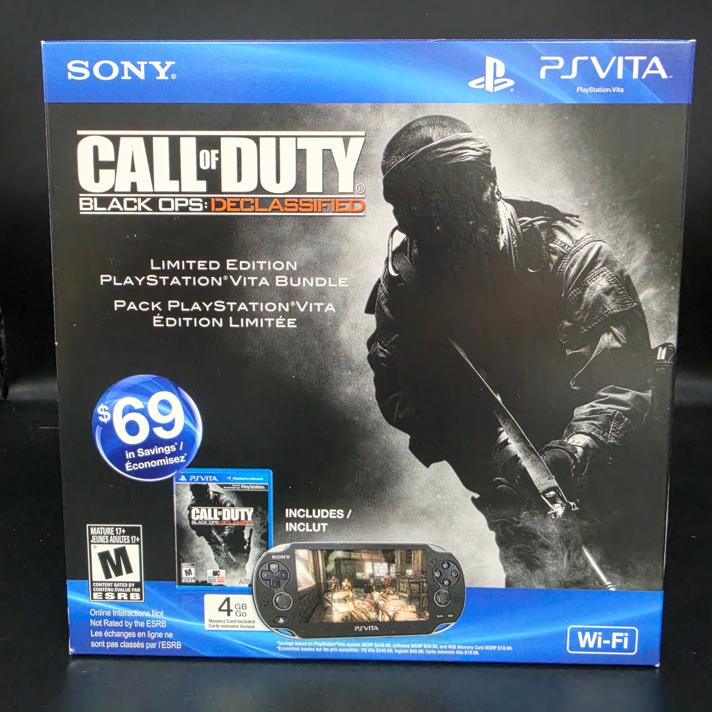 PlayStation Vita (PCH-1001) – Call of Duty Black Ops: Declassified Limited Edition Bundle [Factory Sealed]