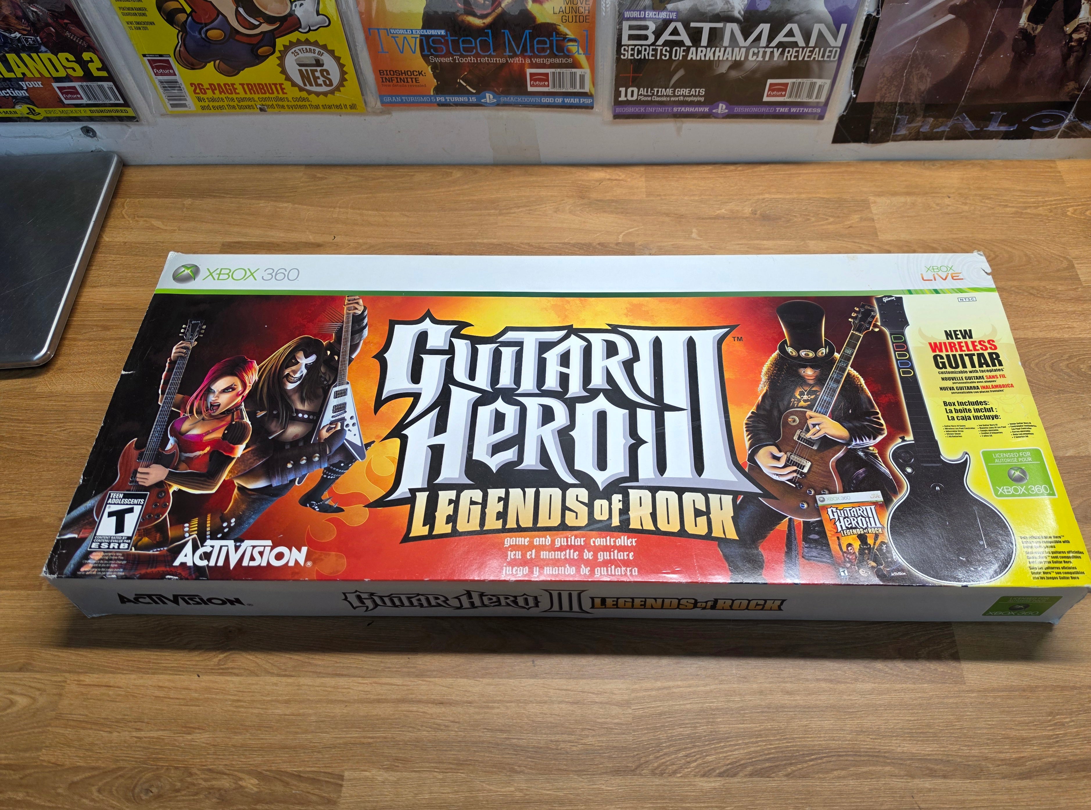 Guitar Hero III Legends of Rock Wireless Guitar Bundle - Microsoft Xbox 360