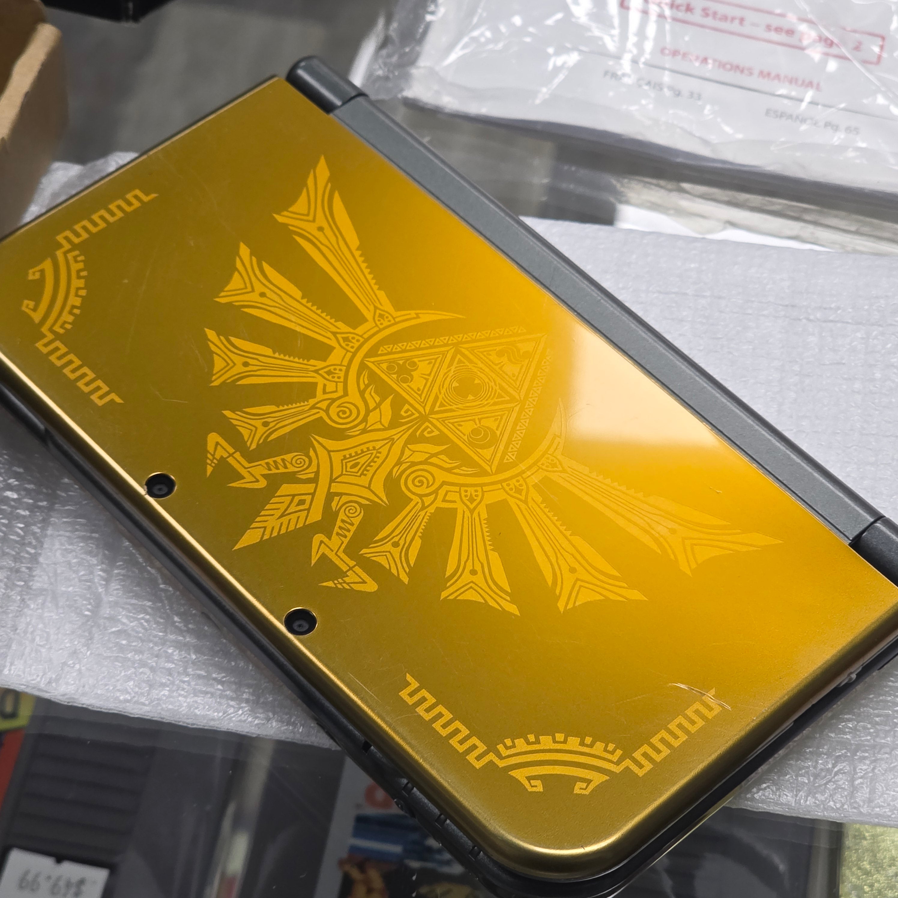 (GOOD) CIB  "New" Nintendo 3DS XL Hyrule Edition